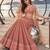 RUST NET THREAD WITH ZARI AND SEQUINCE WORK FESTIVE LEHENGA CHOLI SET FOR WOMEN'S
