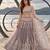DUSTY BROWN NET THREAD WITH ZARI AND SEQUINCE WORK FESTIVE LEHENGA CHOLI SET FOR WOMEN'S