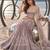 DUSTY BROWN NET THREAD WITH ZARI AND SEQUINCE WORK FESTIVE LEHENGA CHOLI SET FOR WOMEN'S