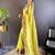 Lime lime green embroidered tissue  sarees