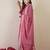 Pink pure cotton embroidered kurta trouser dupatta set