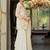 White silk blend embroidered kurta trouser dupatta set