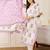Off white pure cotton printed kurta trouser dupatta set