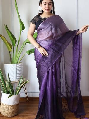 purple ombre dyed ethnic saree 4