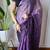 purple ombre dyed ethnic saree
