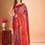 pink women woven design zari dharmavaram saree