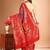 pink women woven design zari dharmavaram saree