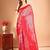 pink woven design art silk blend dharmavaram saree