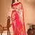 pink woven design zari dharmavaram saree