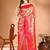 pink woven design zari dharmavaram saree
