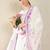 White pure cotton embroidered kurta trouser dupatta set