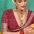 Mustard bandhani zari silk blend bandhani saree