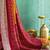 Mustard bandhani zari silk blend bandhani saree
