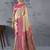 cream woven design zari paithani saree