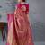 pink woven design zari banarasi saree