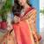 beige woven design floral zari kanjeevaram silk blend saree