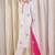 White pure cotton embroidered kurta trouser dupatta set