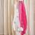White pure cotton embroidered kurta trouser dupatta set