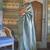 turquoise woven design zari kanjeevaram silk blend saree