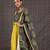 Green pure cotton printed kurta trouser dupatta set