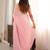 pink floral sequinned poly georgette designer saree