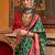 Green ethnic motifs zari patola saree