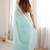 turquoise floral sequinned poly georgette designer saree