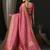 Pink ethnic motifs printed zari patola saree