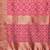 Pink ethnic motifs printed zari patola saree