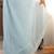 blue floral sequinned poly georgette designer saree