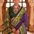 Purple ethnic motifs zari patola saree