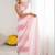 pink tie and dye embroidered satin saree