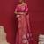 pink ethnic motifs woven design zari tussar saree