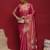 pink ethnic motifs woven design zari tussar saree