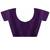 purple satin designer saree
