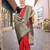 red woven design zari kanjeevaram saree