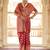 maroon & red ethnic motifs woven design zari banarasi silk blend saree