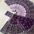 purple  ajarakh print rayon  lehenga choli