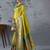 lime woven design zari paithani saree
