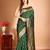 green woven design designer banarasi saree