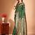green woven design designer banarasi saree