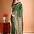green woven design designer banarasi saree