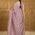 lavender floral embroidered chiffon saree
