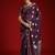 burgundy ethnic motifs georgette designer banarasi saree
