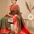 brown ethnic woven design zari art silk blend banarasi saree