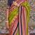 Green ethnic motifs printed zari sungudi saree