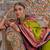 Green ethnic motifs printed zari sungudi saree