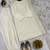 Off-white silk blend embroidered farshi salwar set