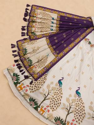 Navratri Print Rayon  Lehenga Choli Blouse 6