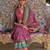 Burgundy ethnic motifs sungudi saree